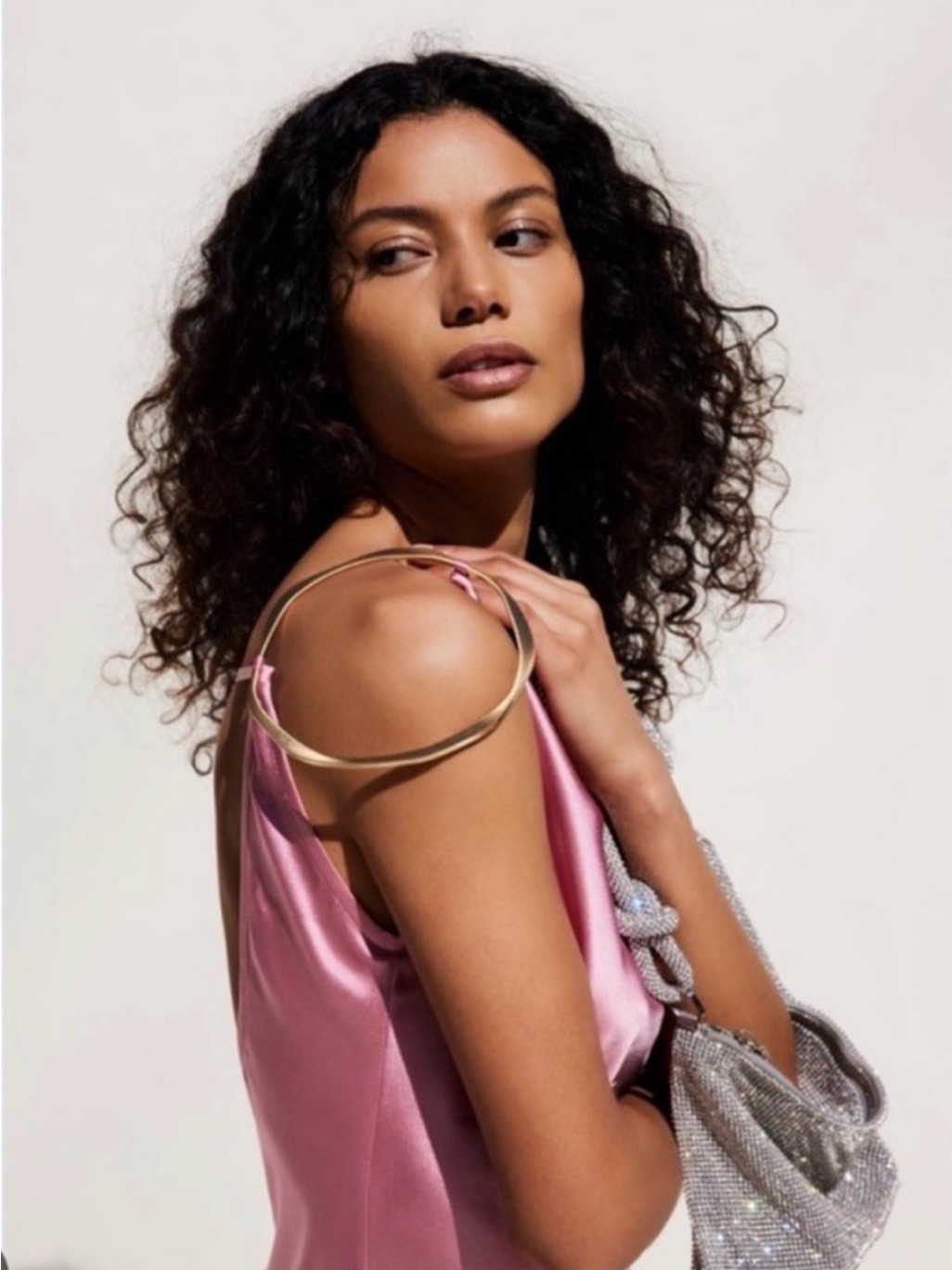 Cult Gaia Shell Pink Azariah Dress